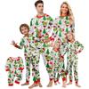 Christmas Print Cute Family Set Pajamas, Home Clothes, Family Set Long Sleeve Top Pants Set