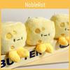 Plush Lovely Cheese Keychain Doll Soft And Customizable Short Fur Collectible