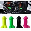 4Pcs Novelty Spoof Tire Hats Silicone Valve Stem Penis Luminous Tire Stem Hats Pranks