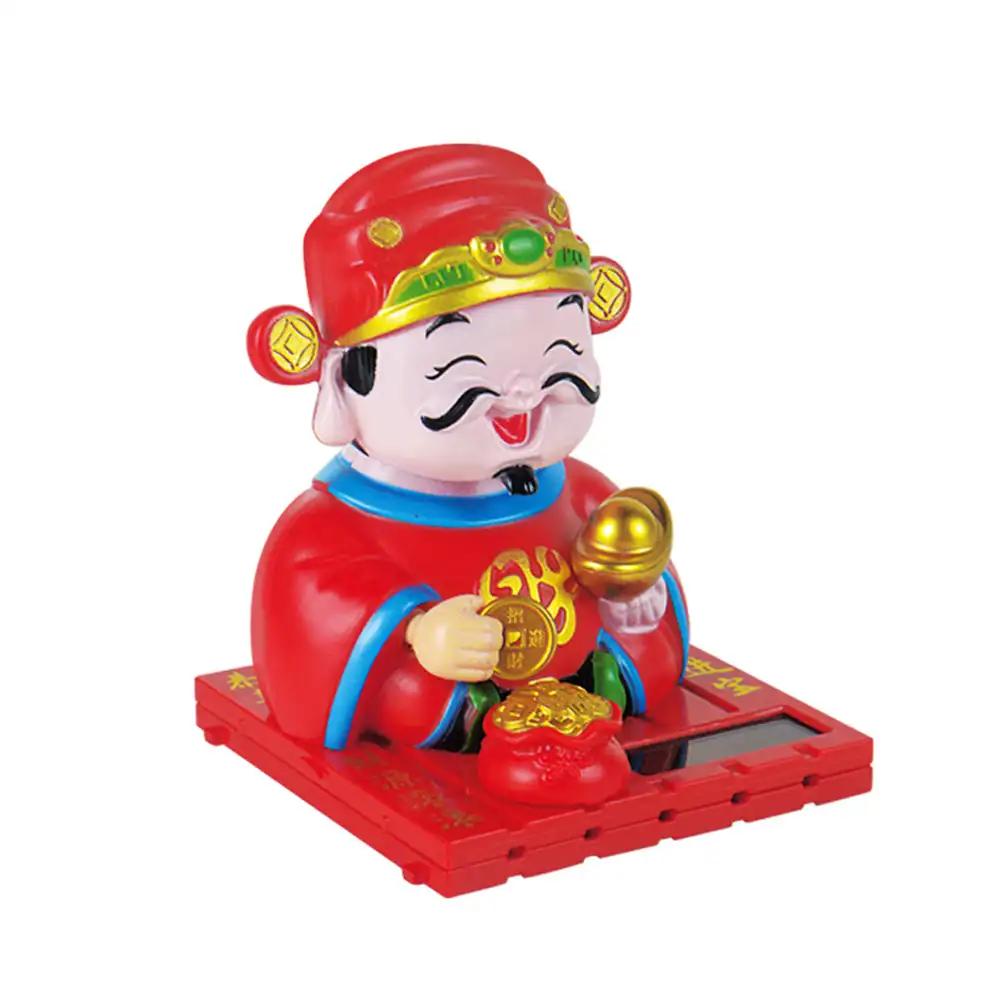 Интерьер автомобиля Центральная консоль Украшение Качающаяся голова Бог богатства Форма Мультяшная личность Украшение комнаты