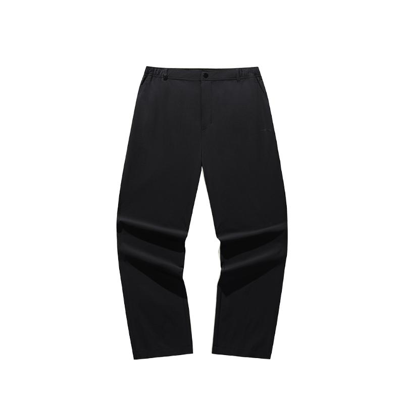 Anta Outdoor Series Casual Simple Solid Color Loose Straight Leg Knitted Sports Pants Men Bottoms 152536508-2