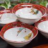 Small Stylish Kutani Small Set of Nut Japanese Serving Plate Bowl, Tableware, Ware, Bowl, 5, Pattern, Pottery, Tableware,