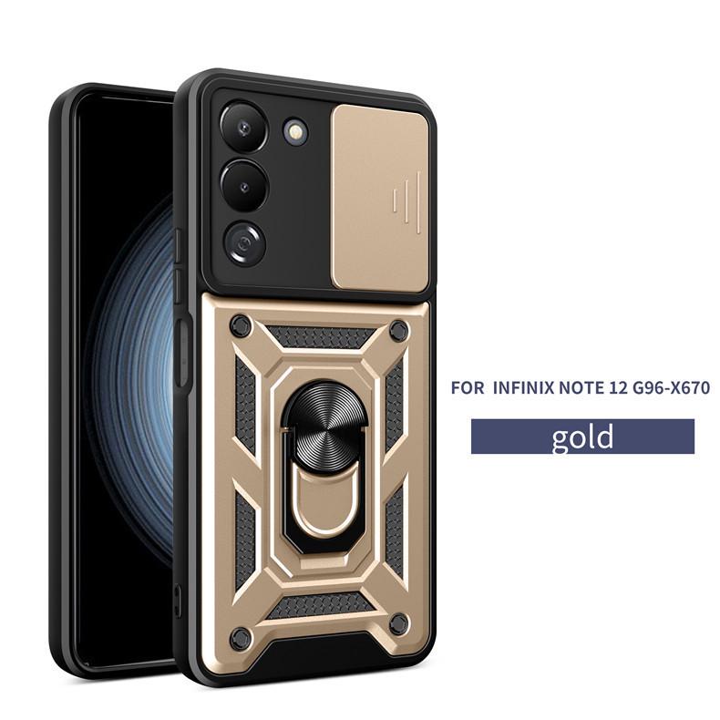 Infinix Note 30 Pro and Tecno Pova 5 Car-Mounted, Drop-Proof Phone Case with Push Window