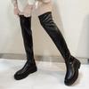 Elegant Long Thigh High Boots for Women Goth Platform Thick High Heel Black Over The Knee Boots Autumn Sexy Women Botas De Mujer
