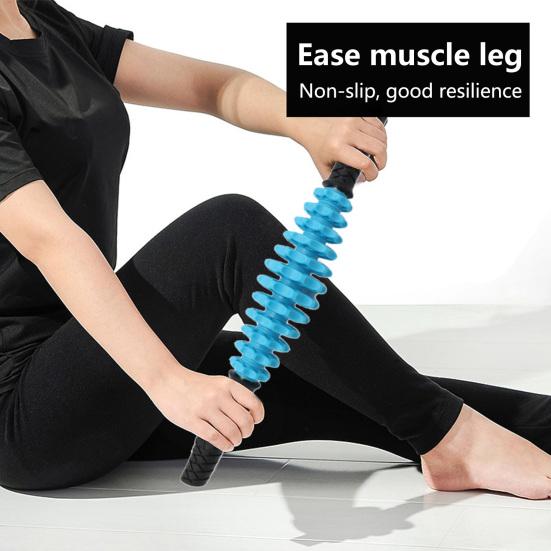 Useful Anti Cellulite Adjustable Gear Muscle Roller 12 Wheels Deep Tissue Stick for Home