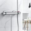 Bathroom Thermostatic Shower Mixer Wall Mount Hot Cold Water Showering Faucet Temperature Control Valve