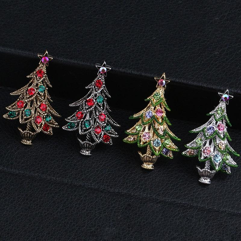1PC Christmas Tree for Women Brooches Festival Pins Jewelry Cute Brooch Pin Unique Classic