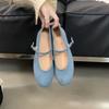 Comemore Spring New Women Flats Round Toe Shallow Slip On Ladies Casual Ballet Shoes Soft Suede Leather Eelgant Dress Shoes