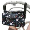 Stroller Organizer Large Capacity Baby Pram Buggy Storage Bag Multi Compartment Pushchair Organizer Shoulder Bag With