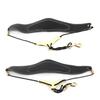 Universal Adjustable Saxophone Neck Strap PU Leather Sax Strap Metal Hook Breathable Design for