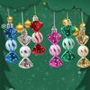 6pc Christmas Tree Pendants, Colorful Small Round Candies, Christmas Decoration Gift Boxes, Electroplated Candy Props,window Display Counter Ornaments