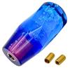 MARUHADO Crystal Shift Knob Universal Truck Shift Lever M8 M10 M12 P1.25 AT MT 100mm 10cm Blue/Purple