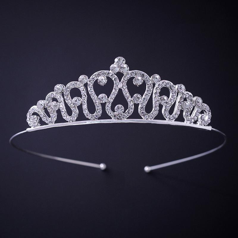 Women Sweet Wind Princess Tiara Birthday Party Crown For Performance Party Decorative Crown