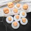 Q Version 3D Facial Mould Doll Modification Accessories Clay Head Sculpey Baby Face Silicone Molds
