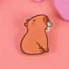 Cute Capybara Pins Bag Pin Brooches Personalized Lapel Badge  Kids Gift