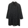 Made In Italy Stainless Collar Coat L Black With Liner Women Used