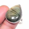 Labradorite Gemstone 925 Sterling Silver Jewelry Ring Size 8