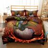 Dragon Egg Duvet Cover Set King Queen Double Full Twin Single Size Bed Linen Set
