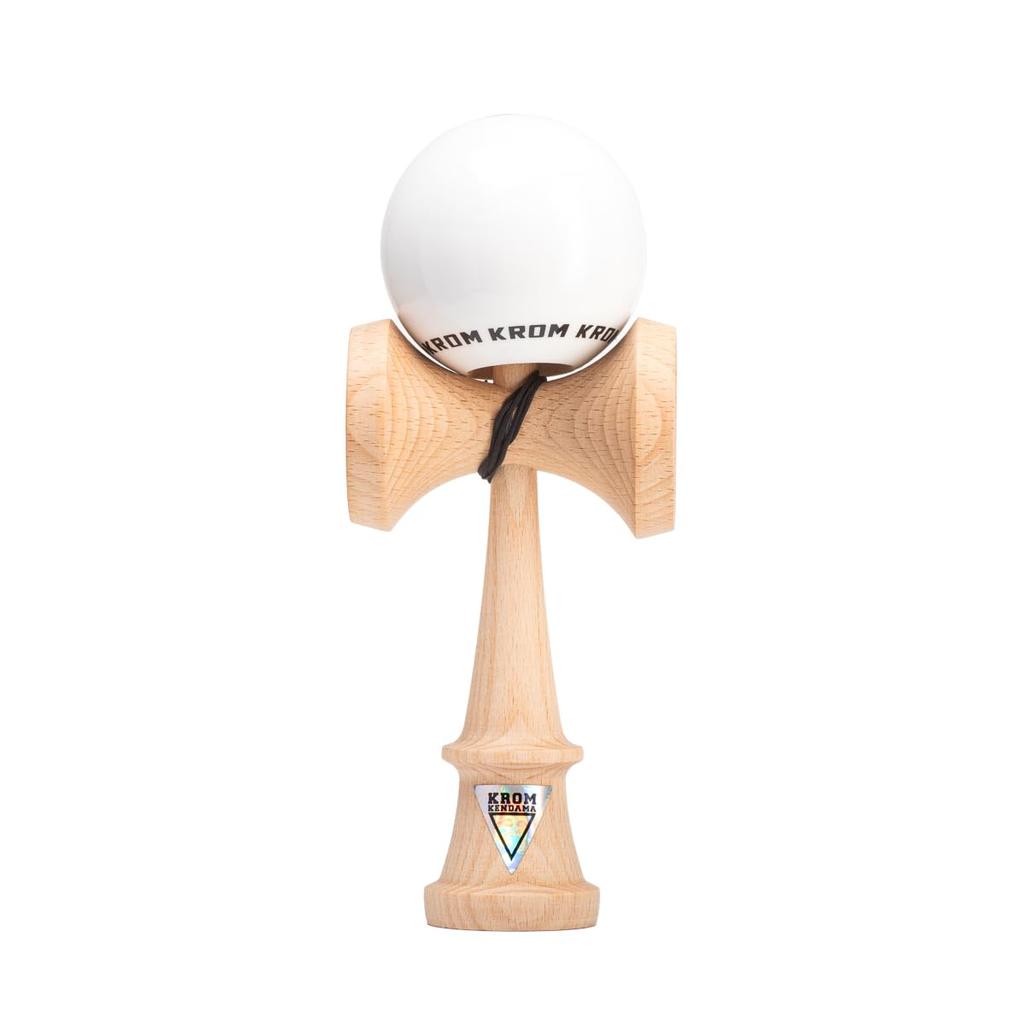 KROM POP Chrome Pop LOL Sticky Clear Kendama (White)