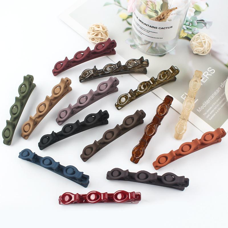 Double Layer Hair Braiding Hairpin Broken Hair Clip Women Girl Bangs Hairpin Korean Fixed Hair Clip Lazy Hair Style Accessories