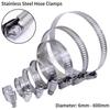 1Pc Tri Gear Hose Clamp Worm Drive Pipe Hoop Durable Pipe Clip Fuel Tube Water Pipe