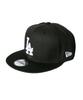 New Era 9FIFTY Los Angeles Dodgers Black Free Size Cap, & White, [Used]