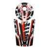 Reflective Fuel Tank Sticker Gas Cap Decal Orange Black Stylish Decoration for Motorcycle