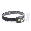 LED Head Lamp Flashlight USB Charging Strong Light Waterproof Motion Sensor Rechargeable Headlamp