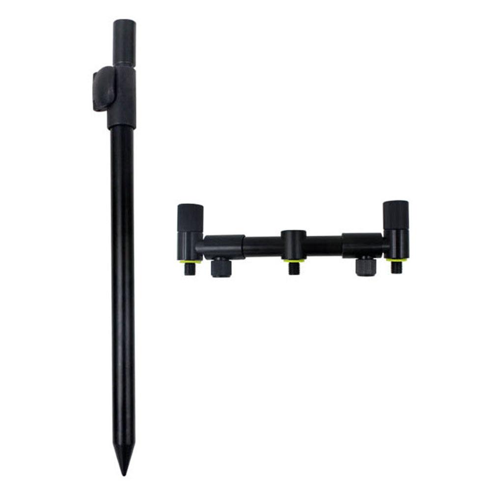 Extending Bank Stick Carp Fishing Adjustable Aluminum Bankstick Pole Rest for Bite Alarm