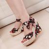 Woman Party Sandals Thick Platform Summer Ladies Pumps Female Wedges Heels Flat Womans High Heels Sexy Beach Womens Shoes