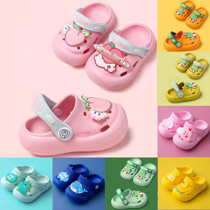 Children Kids Baby Boys Girls Mules Clogs Summer Croc Garden Beach Slippers Sandals Cave Hole Baby Shoes for Boys Girls