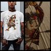Samurai T-Shirt Warrior with Sword Bushido Code Japanese Katana Ronin Bloodshed