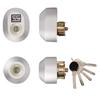 TOSTEM Door Lock Set W Gray (Yushin Cylinder) Z-2A4-DCTC