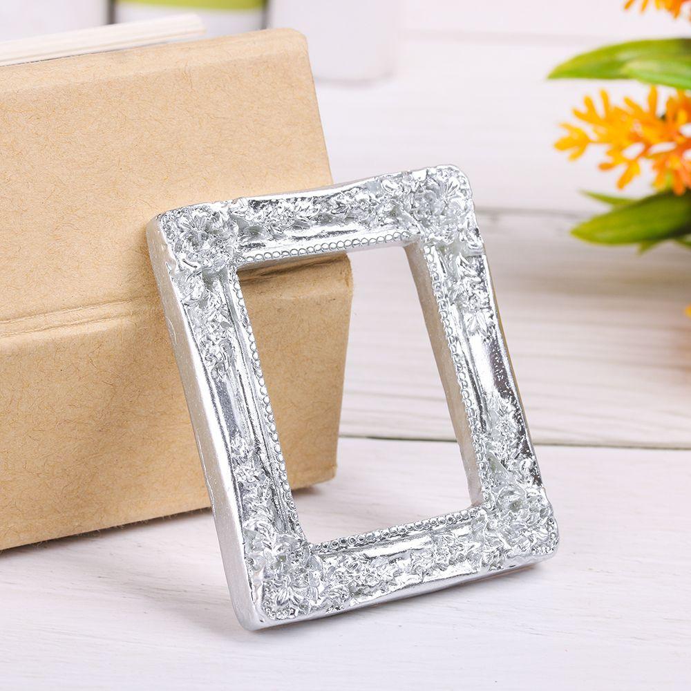 Resin Photo Frame Simulation Furniture Model Doll House Decoration Dollhouse Miniature Accessories