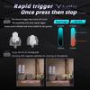 DrunkDeer G65 eSports Gaming Rapid Trigger Keyboard Hall Effect Switches Magnetic Switches Last Win Release Dual Trigger Modes Adjustable White Perry