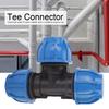 PE Plastic Water Pipe Fitting Accessories 32mm Tee Connector for Pipe Connection