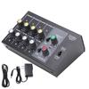 Audio Mixer 8 Channel Input Mono Stereo Sound Mixing Console Low Noise