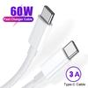 USB C Charging Cable USB C To USB C 60W Fast Charging Charger Cable Supports For Devices Such As iPhone 15 16 Xiaomi Mi Huawei