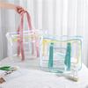 Cosmetic Bag Pvc Transparent Handbag Large Capacity Beach Tote Bag Outdoor
