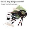 Doorbell Kit NE555 Doorbell Suite Ding Dong Doorbell Digital Doorbell Making Kit DIY Doorbell Kit