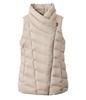 LL Bean Boundless Down Puffer US Size Shore 1000104553 Women's Vest, Fit, Petite, L, Sand, Tan,