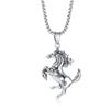 Stainless Steel Domineering Wolf Head Men'S Necklace Fashionable Personality Versatile Sweater Chain