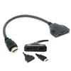 Hdmi Splitter Cable Male To Dual Hdmi 2 Female Y Splitter Adapter In Hdmi Hd Led