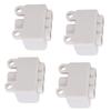 4Pcs HighPower Main Splitter TShape Wiring Terminal Block Industrial Connector 400V 60A(1in