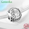KATAOKA Real 925 Sterling Silver Virgo Beads Accessories 12 Constellation Fit Original European Charm