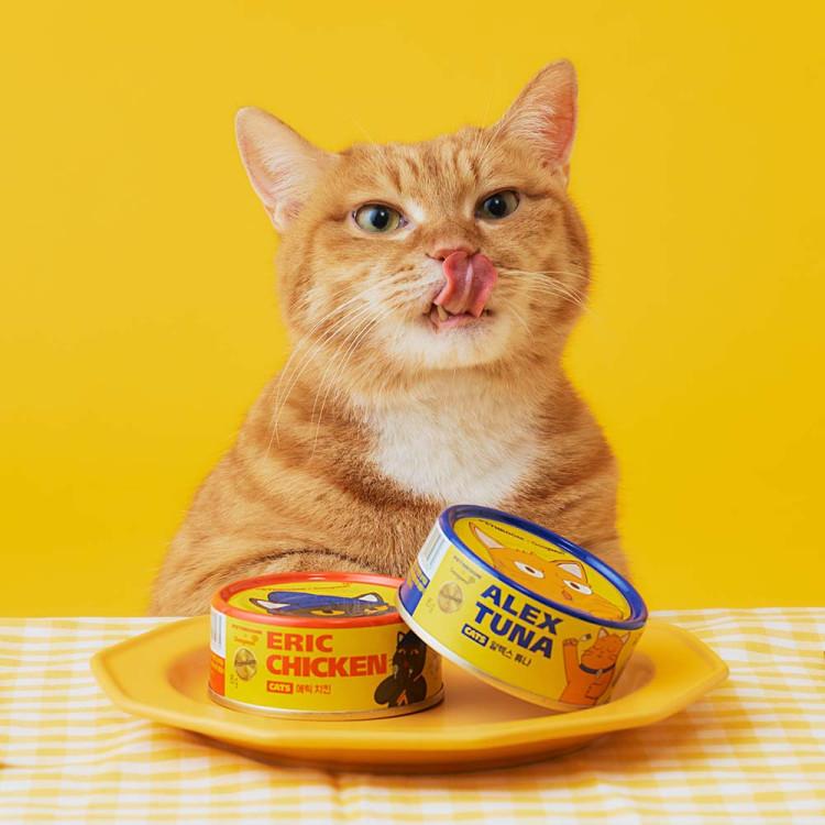 [pethroom X Dongwon] Alex Tuna & Eric Chicken (10 Pack) Cat Canned Snacks Large Capacity