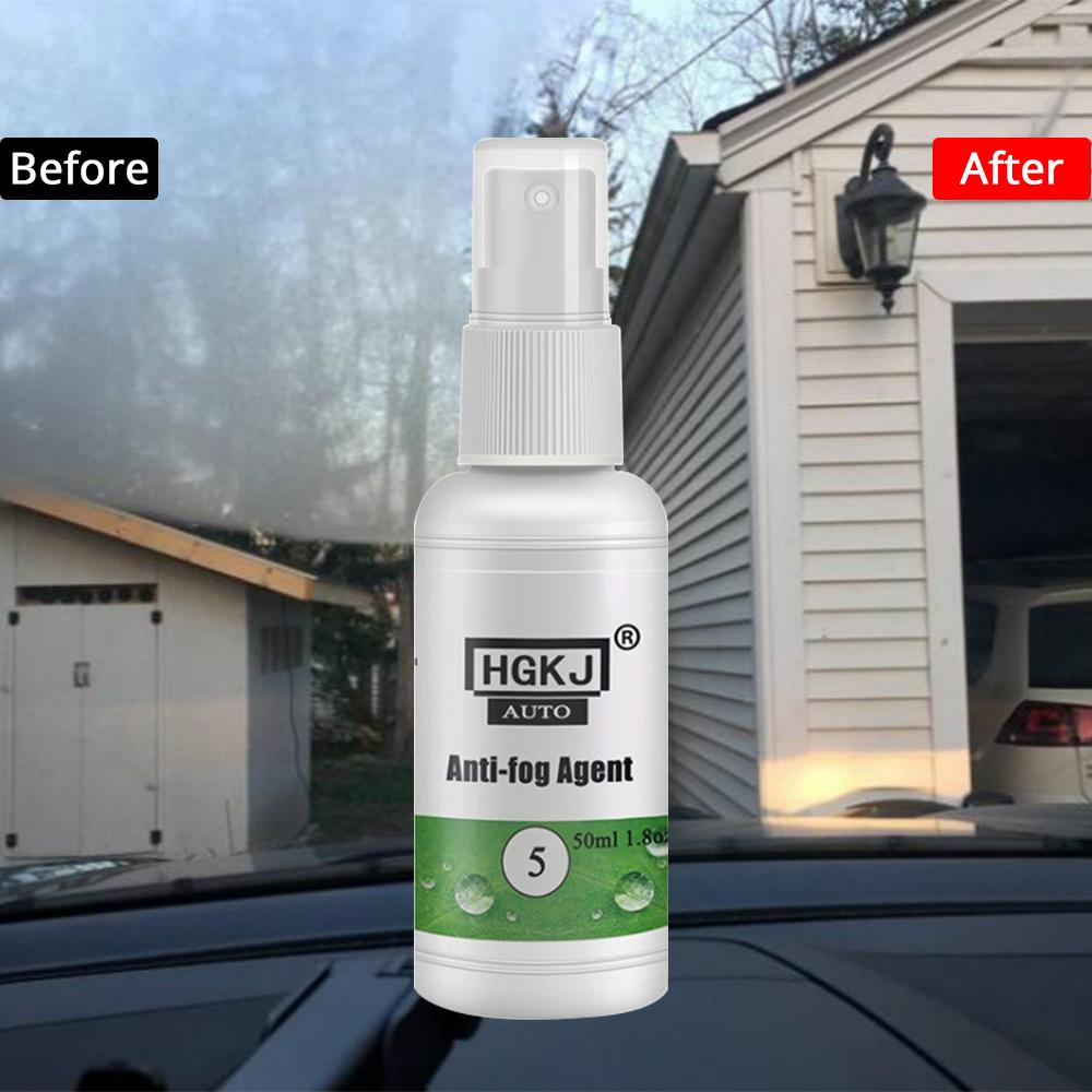 HVIERO-5 20/50/100ml Car Window Spray Glass Cleaner Paint Care Shampoo Polishe Waterproof Rainproof Anti-Fog Agent Water Repellent