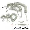 3M Flexible Spring Shower Head Hose Tube Plastic Water Toilet Bidet Sprayer Telephone Line Soft Hoses Bathroom Accessories