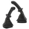 2Pcs 3 Button Excavator Joystick Handles with Dust Cover Replacement for Doosan DH DX150 215 225 300 370‑9C