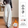Casual Sweatpants Women's New Gray Autumn Small Casual and Thin Wide-leg Scimitar Sickle Pants